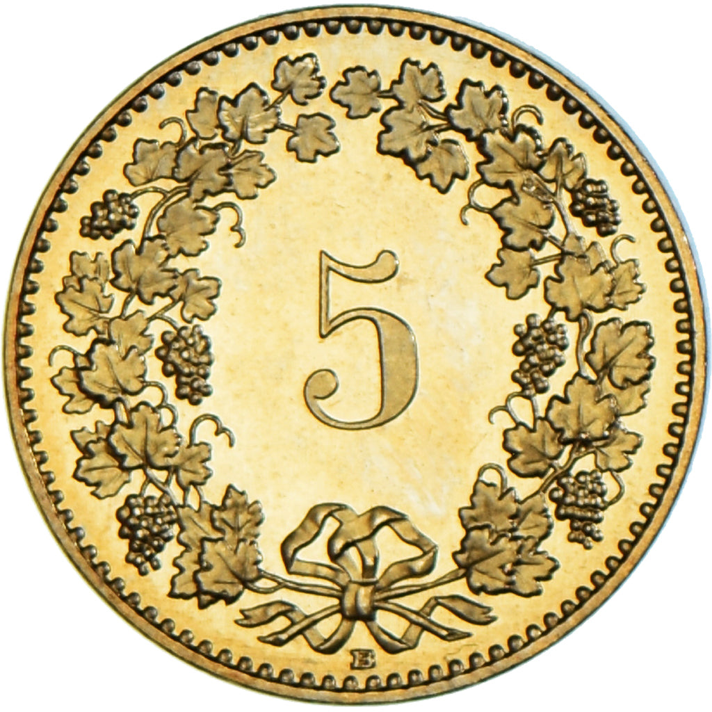 Munten, Zwitserland, 5 Rappen, 2016, Bern, BE, FDC, Aluminum-Bronze, KM:26c