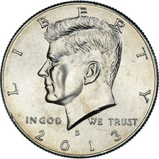 Coin, United States, Half Dollar, 2013, Denver, MS(65-70), Copper-Nickel Clad