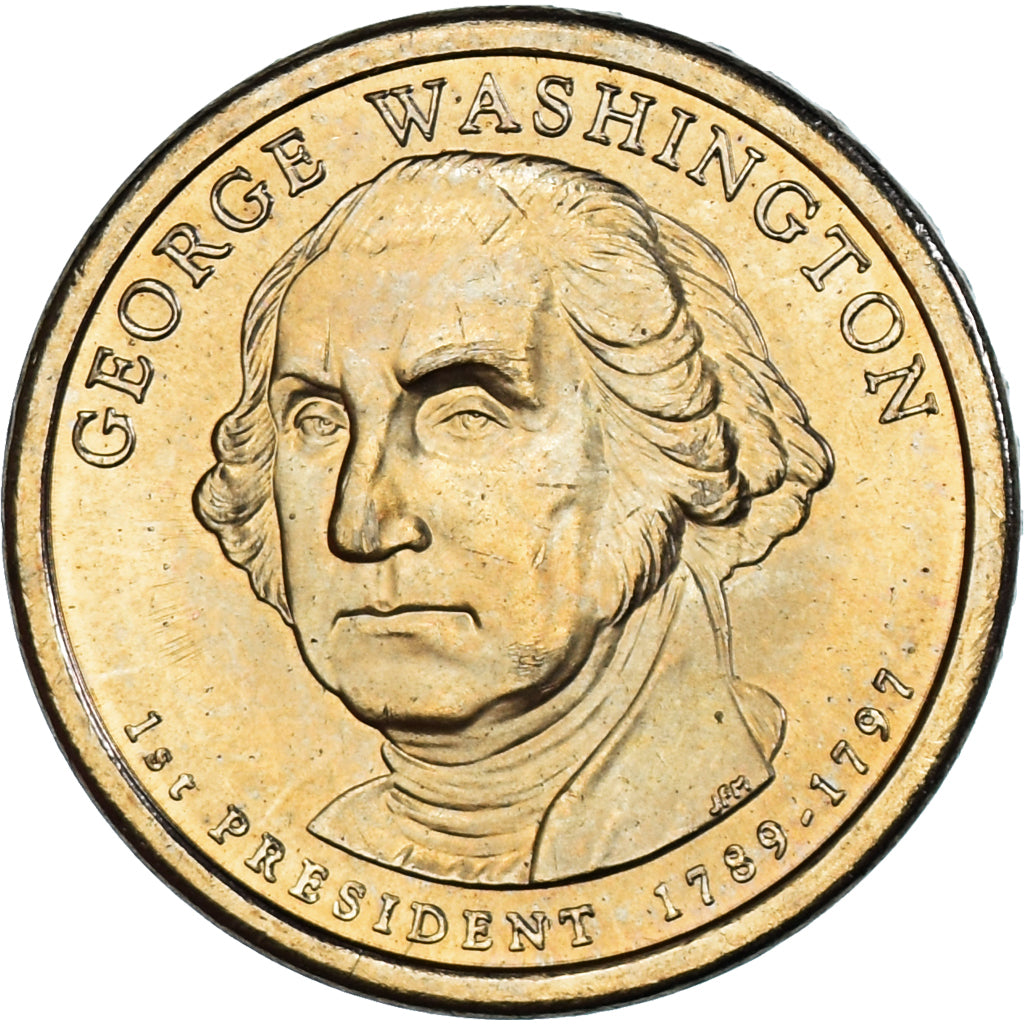 Coin, United States, Dollar, 2007, U.S. Mint, George Washington, MS(63)