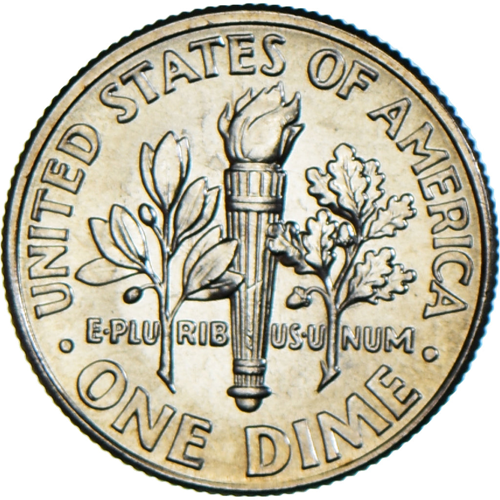 Moeda, Estados Unidos da América, Dime, 2010, Philadelphia, MS(65-70)