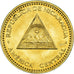 Coin, Nicaragua, 25 Centavos, 2007, British Royal Mint, AU(55-58), Brass plated