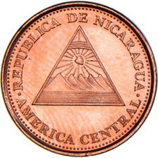 Coin, Nicaragua, 5 Centavos, 2002, British Royal Mint, MS(63), Copper Plated