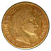 FRANCE, Napoléon III, 10 Francs, 1862, Strasbourg, VF(30-35), Gold, Gadoury #...