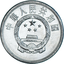 Coin, CHINA, PEOPLE'S REPUBLIC, 2 Fen, 1987, MS(63), Aluminum, KM:2