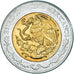 Moneta, Messico, 5 Pesos, 2013, SPL, Bi-metallico, KM:605