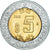 Monnaie, Mexique, 5 Pesos, 2013, SPL, Bimétallique, KM:605