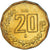 Moneta, Messico, 20 Centavos, 1999, Mexico City, SPL-, Alluminio-bronzo, KM:548