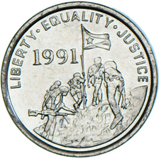 Münze, Eritrea, Cent, 1997, UNZ, Acier plaqué nickel, KM:43