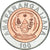 Moneta, Ruanda, 100 Francs, 2007, British Royal Mint, MS(63), Bimetaliczny