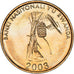 Moneta, Ruanda, 10 Francs, 2003, SPL, Acciaio placcato ottone, KM:24
