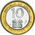 Monnaie, Kenya, 10 Shillings, 2010, SPL, Bimétallique, KM:35.2