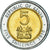 Moneda, Kenia, 5 Shillings, 2010, SC, Bimetálico, KM:37.2