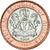 Moneta, Nigeria, 2 Naira, 2006, MS(65-70), Bimetaliczny, KM:19