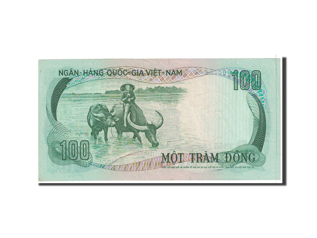 South Viet Nam, 100 Dong, 1972, KM:31a, AU(55-58)