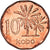 Moneta, Nigeria, 10 Kobo, 1991, AU(55-58), Miedź platerowana stalą