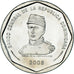 Moeda, República Dominicana, 25 Pesos, 2008, MS(63), Cobre-níquel, KM:107