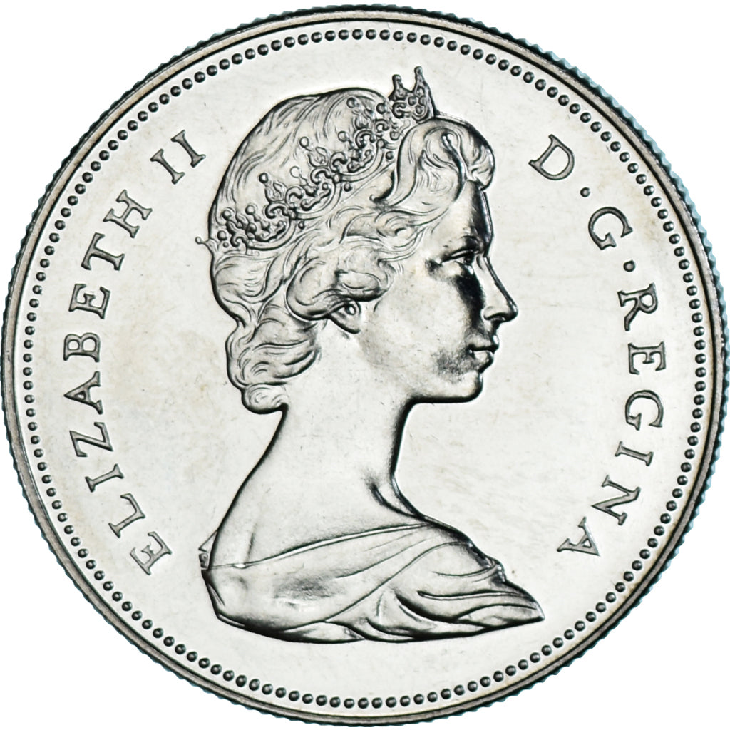 Moneta, Canada, 50 Cents, 1973, Royal Canadian Mint, 