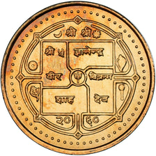 Coin, Nepal, SHAH DYNASTY, Gyanendra Bir Bikram, 2 Rupees, 2003, Kathmandu
