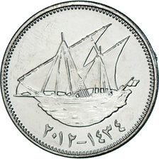 Moneta, Kuwait, 100 Fils, 1434-1439 (2012-2017), SPL, Acciaio placcato nichel