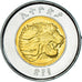 Munten, Ethiopië, Birr, 2010, Royal Canadian Mint, FDC, Bi-Metallic, KM:78