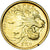 Moeda, Etiópia, 5 Cents, 2004, MS(63), Aço Cromado a Latão, KM:44.3