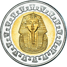 Coin, Egypt, Pound, 2008/AH1429, Cairo, AU(55-58), Bi-Metallic, KM:940a