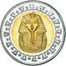 Coin, Egypt, Pound, 2008/AH1429, Cairo, AU(55-58), Bi-Metallic, KM:940a