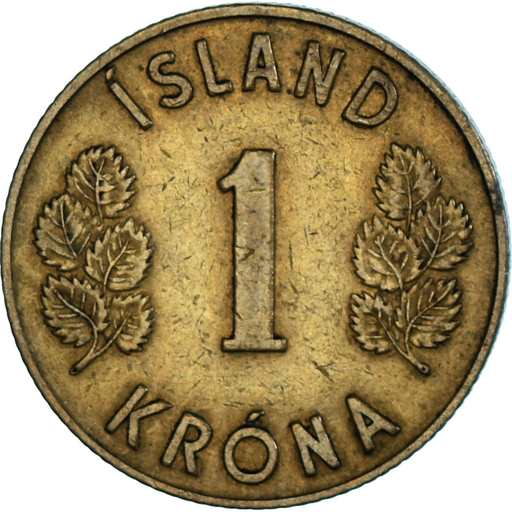 Coin, Iceland, Krona, 1946, EF(40-45), Aluminum-Bronze, KM:12