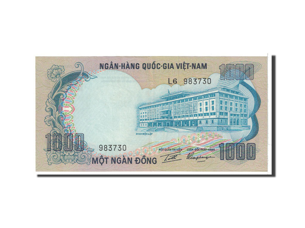 Banknote, South Viet Nam, 1000 D<ox>ng, 1972, Undated, KM:34a, UNC(63)