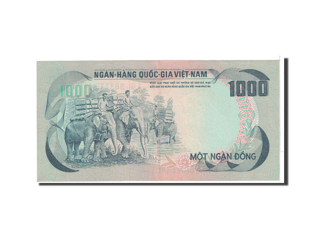 Banknote, South Viet Nam, 1000 D<ox>ng, 1972, Undated, KM:34a, UNC(63)
