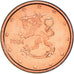 Finlândia, Euro Cent, 2004, MS(60-62), Aço Cromado a Cobre