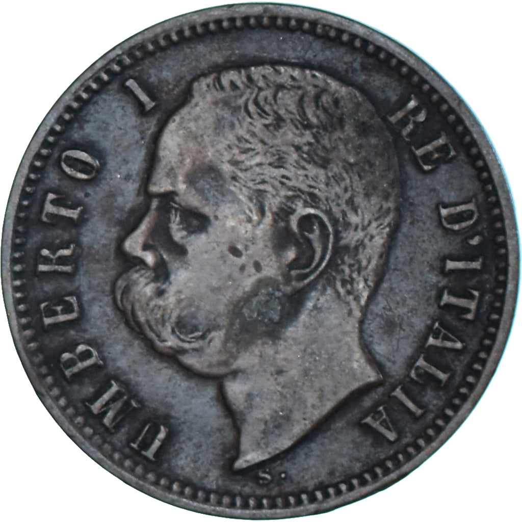 Moeda, Itália, Umberto I, 2 Centesimi, 1897, Rome, EF(40-45), Cobre, KM:30