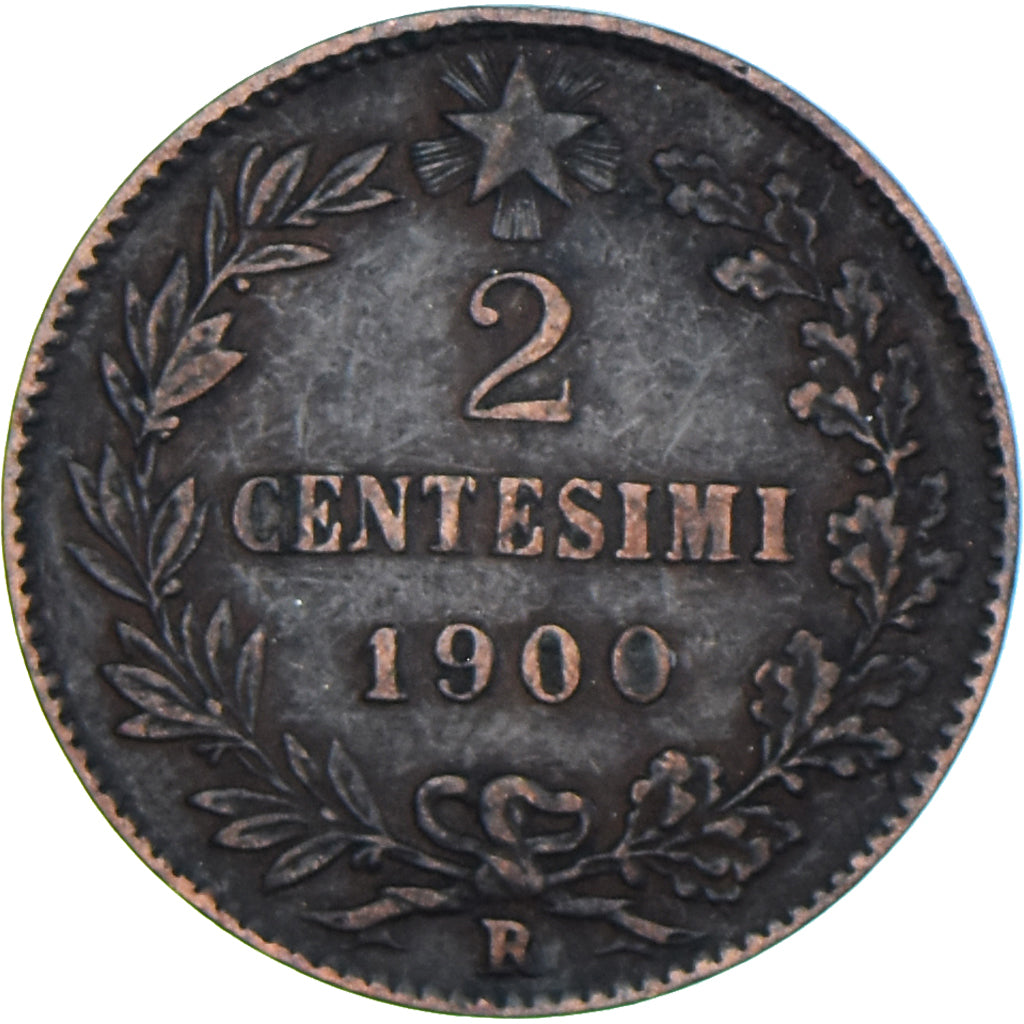 Monnaie, Italie, Umberto I, 2 Centesimi, 1900, Rome, TB+, Cuivre, KM:30
