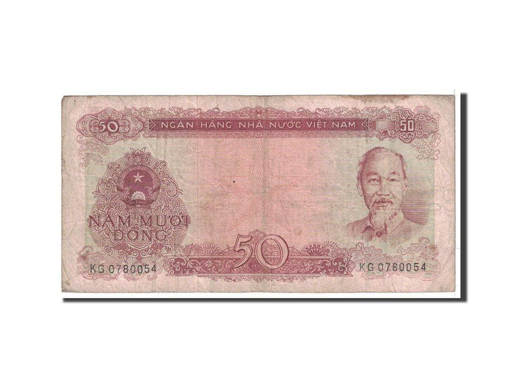 Banknote, Vietnam, 50 D<ox>ng, 1976, Undated, KM:84a, VG(8-10)