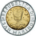 Coin, San Marino, 500 Lire, 1996, Rome, AU(50-53), Bi-Metallic, KM:357