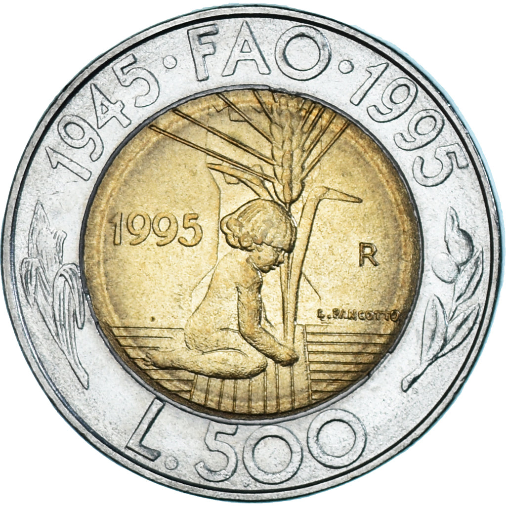 Monnaie, Saint Marin , 500 Lire, 1995, Rome, SUP, Bimétallique, KM:330