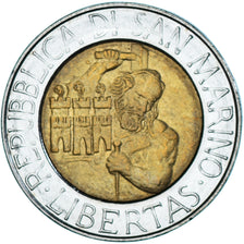 Coin, San Marino, 500 Lire, 1994, Rome, AU(55-58), Bi-Metallic, KM:314