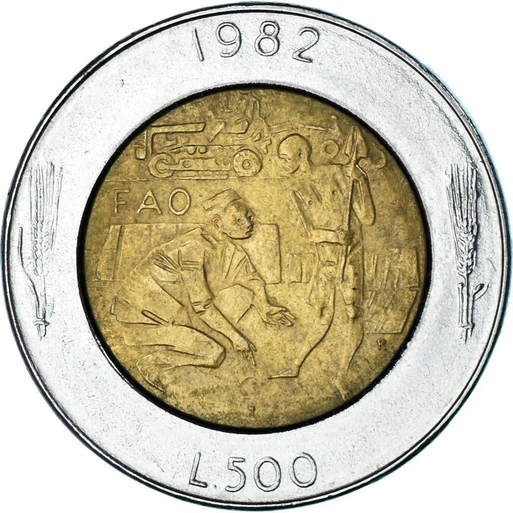 Monnaie, Saint Marin , 500 Lire, 1982, Rome, TTB, Bimétallique, KM:140