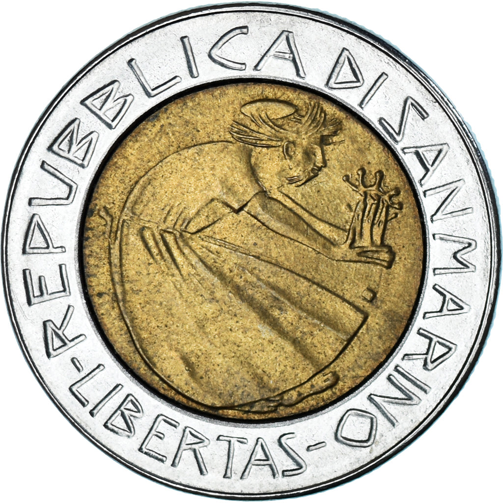 Moneta, San Marino, 500 Lire, 1985, Rome, BB, Bi-metallico, KM:181
