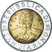 Coin, San Marino, 500 Lire, 1999, Rome, MS(60-62), Bi-Metallic, KM:394