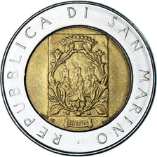 Moneta, San Marino, 500 Lire, 1988, Rome, SPL, Bi-metallico, KM:226