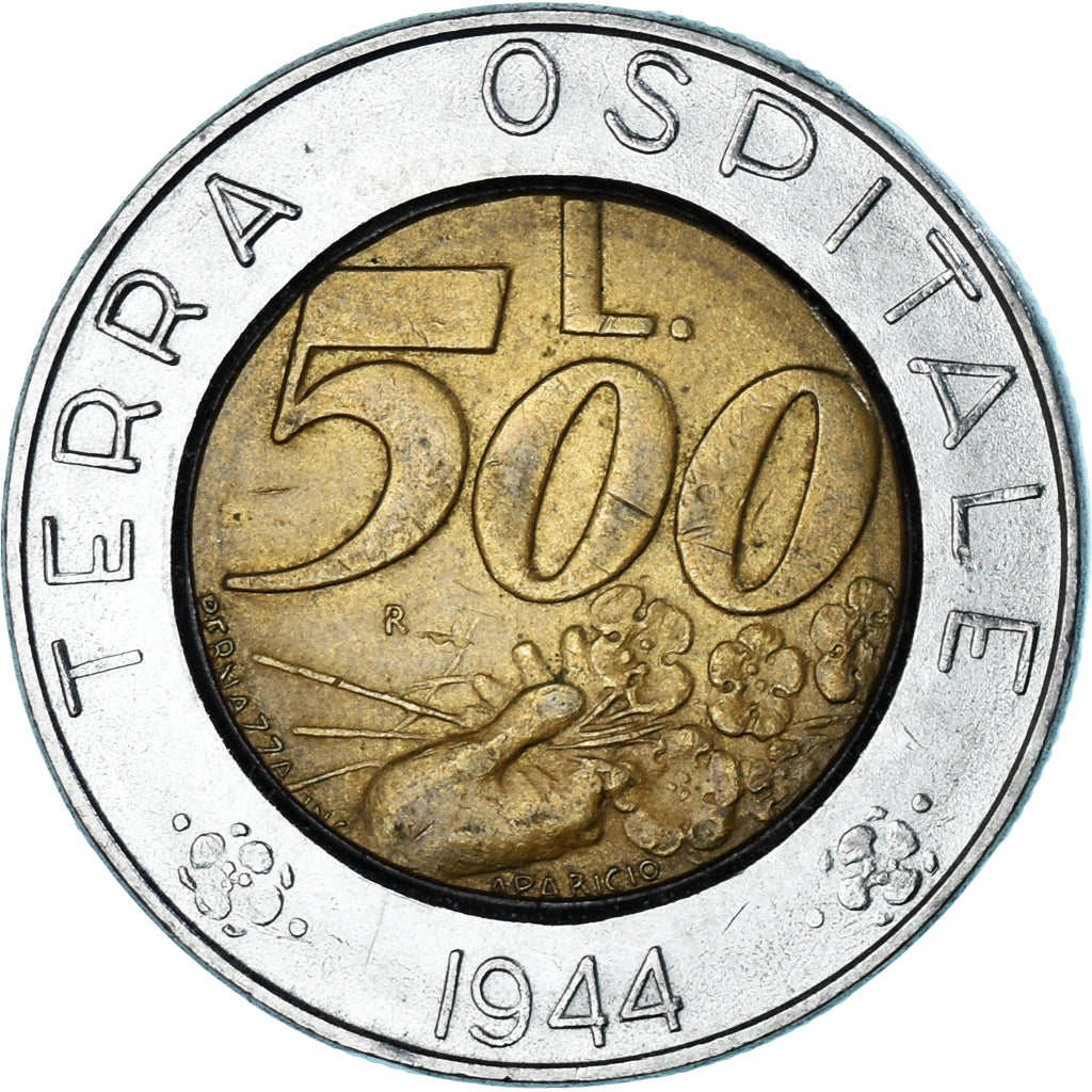 Monnaie, Saint Marin , 500 Lire, 1991, TTB, Bimétallique, KM:269