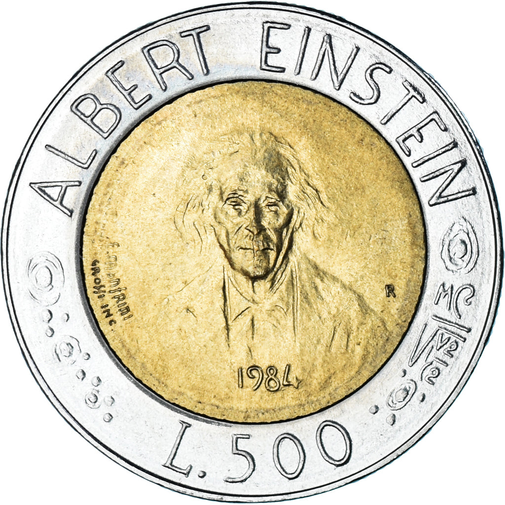 Moneta, San Marino, 500 Lire, 1984, Rome, MS(63), Bimetaliczny, KM:167