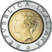Coin, Italy, 500 Lire, 1997, Rome, AU(55-58), Bi-Metallic, KM:187