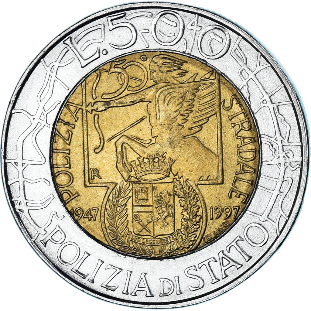 Moneta, Italia, 500 Lire, 1997, Rome, BB, Bi-metallico, KM:187