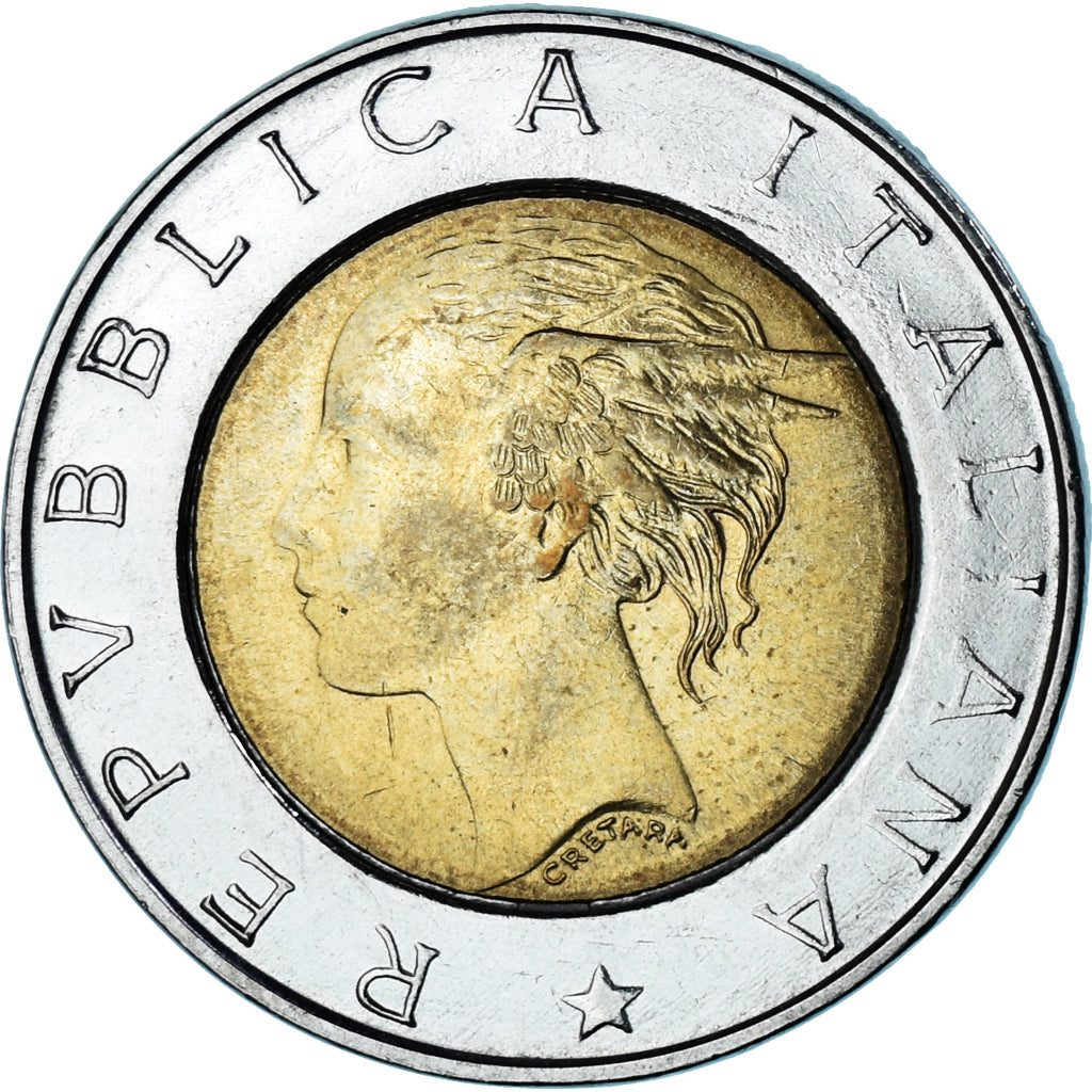 Moneta, Italia, 500 Lire, 1999, Rome, SPL-, Bi-metallico, KM:203