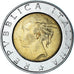 Moneta, Italia, 500 Lire, 1999, Rome, SPL-, Bi-metallico, KM:203
