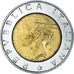 Moneta, Italia, 500 Lire, 1999, Rome, BB, Bi-metallico, KM:203