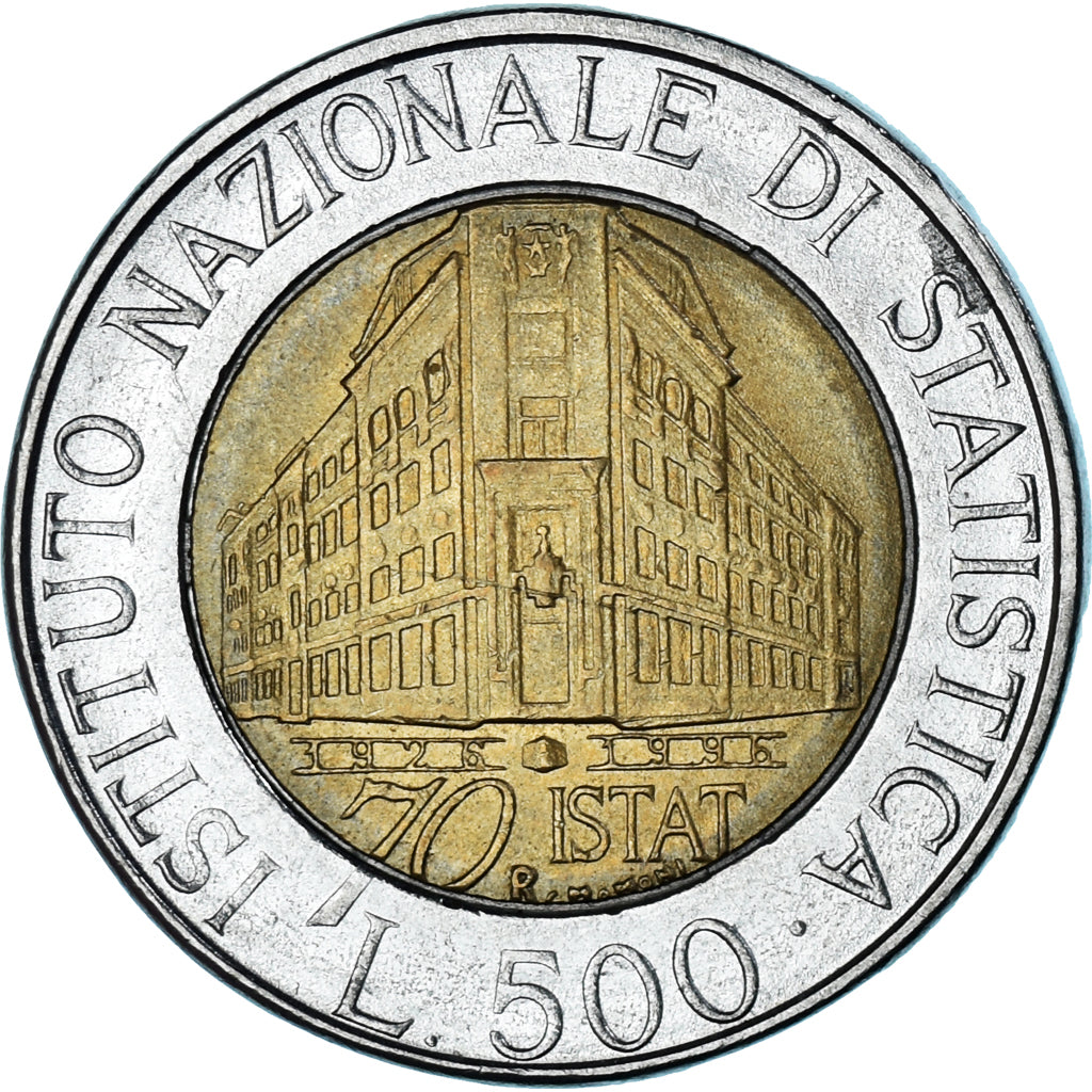 Coin, Italy, 500 Lire, 1996, Rome, EF(40-45), Bi-Metallic, KM:181