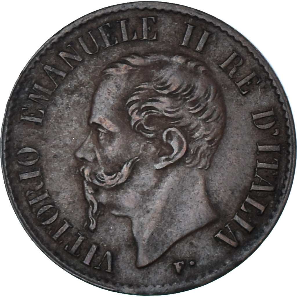 Coin, Italy, Vittorio Emanuele II, Centesimo, 1867, Milan, EF(40-45), Copper